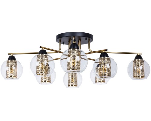Потолочная люстра Manchester A7045PL-8BK Arte Lamp