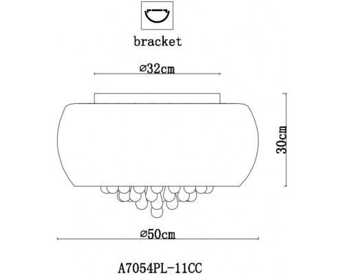Потолочный светильник Halo A7054PL-11CC Arte Lamp