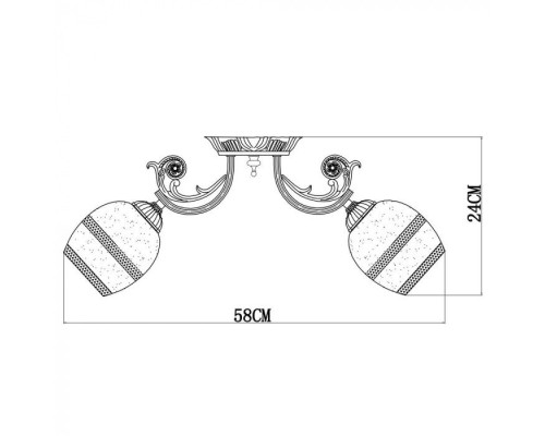 Потолочная люстра Sofia A7060PL-3WG Arte Lamp