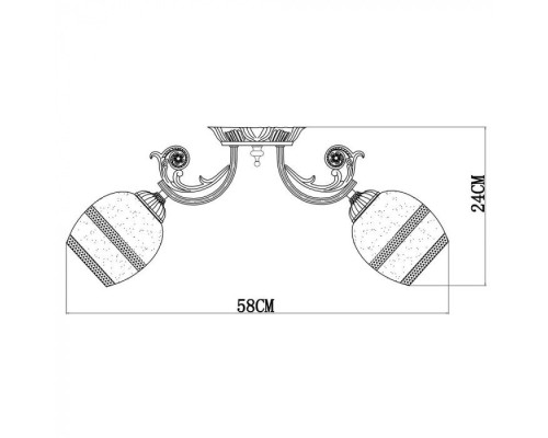 Потолочная люстра Sofia A7060PL-5WG Arte Lamp