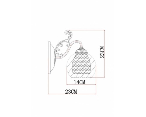 Бра Charlotte A7062AP-1AB Arte Lamp