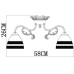 Потолочная люстра Francesca A7072PL-5WG Arte Lamp