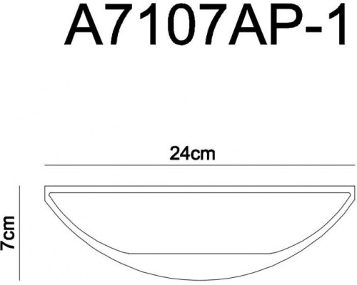 Бра Interior A7107AP-1CC Arte Lamp