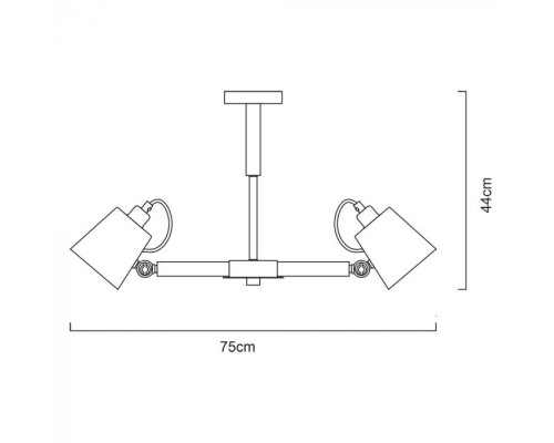 Потолочная люстра Oscar A7141PL-5WH Arte Lamp