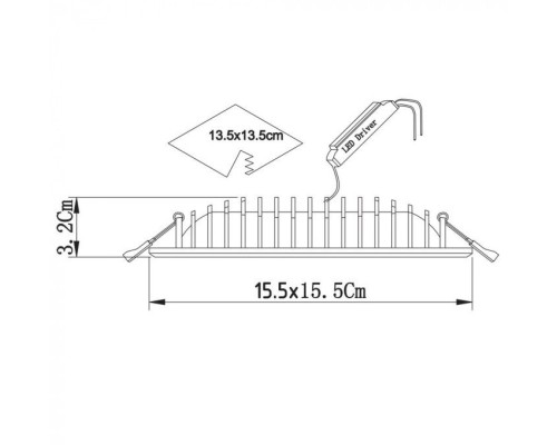 Точечный светильник Canopo A7245PL-2WH Arte Lamp