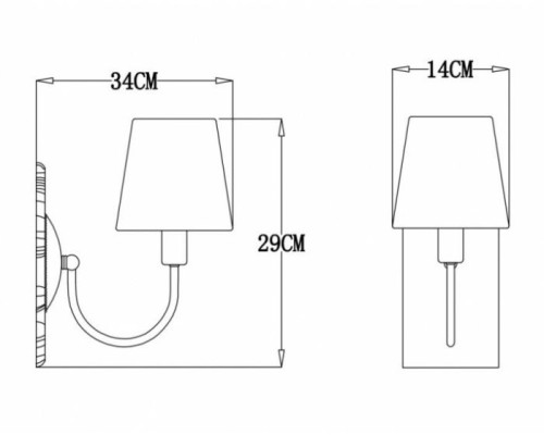 Бра Gracie A7301AP-1PB Arte Lamp