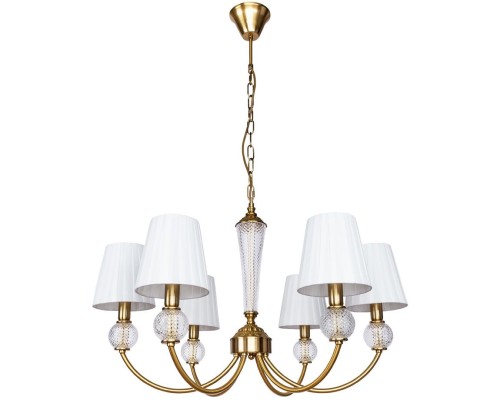 Подвесная люстра Gracie A7301LM-6PB Arte Lamp