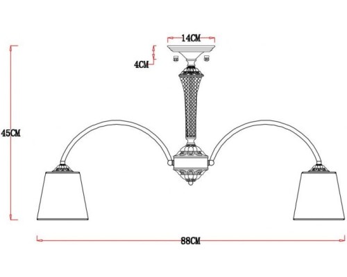 Потолочная люстра Gracie A7301PL-8PB Arte Lamp