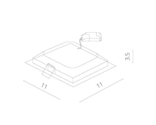 Точечный светильник Riflessione A7408PL-1WH Arte Lamp