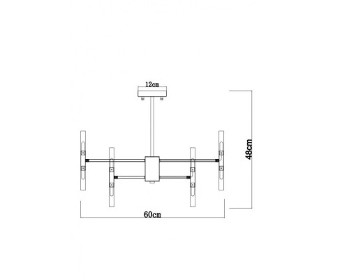 Потолочная люстра Ramona A7410PL-24CC Arte Lamp