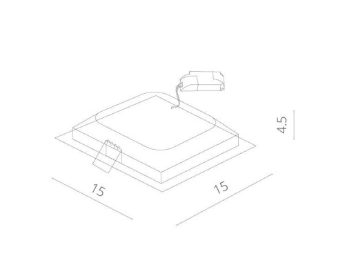 Точечный светильник Riflessione A7412PL-1WH Arte Lamp