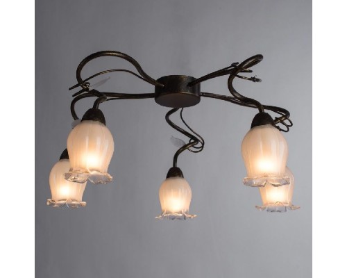 Потолочная люстра Glamore A7449PL-5BR Arte Lamp