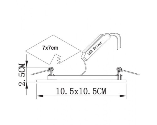 Точечный светильник Vega A7506PL-2WH Arte Lamp