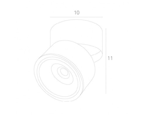 Точечный светильник Arcturus A7715PL-1BK Arte Lamp