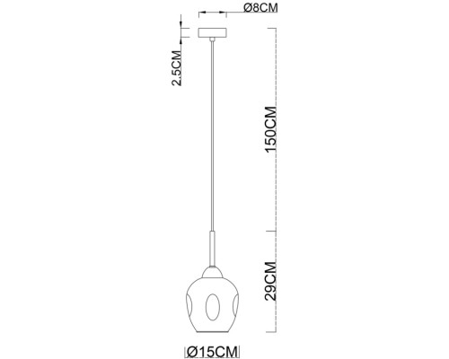 Подвесной светильник Yuka A7759SP-1PB Arte Lamp