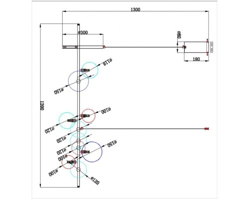 Подвесная люстра Saturn A7790SP-50WH Arte Lamp