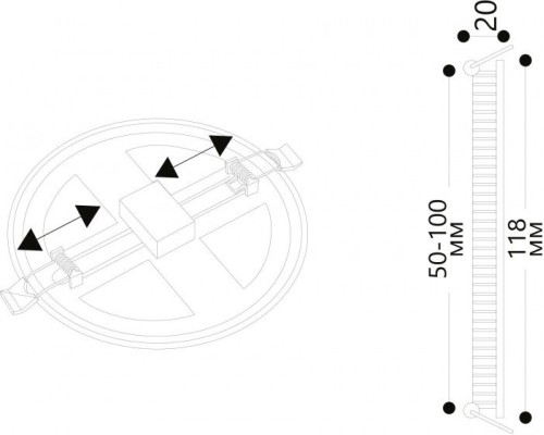 Потолочный светильник Mesura A7972PL-1WH Arte Lamp