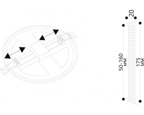 Потолочный светильник Mesura A7975PL-1WH Arte Lamp