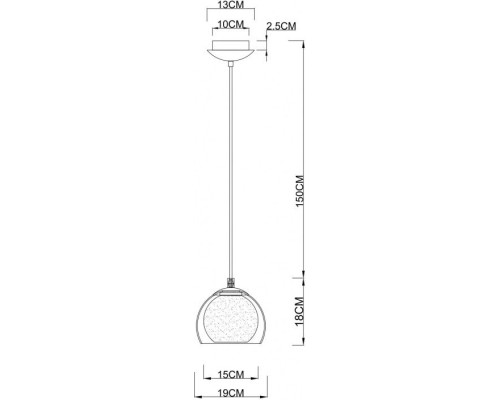 Подвесной светильник Rastaban A7984SP-1PB Arte Lamp