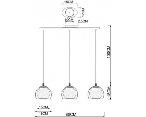 Подвесной светильник Rastaban A7984SP-3CC Arte Lamp