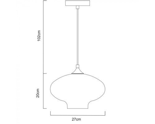 Подвесной светильник Flare A8011SP-1AM Arte Lamp