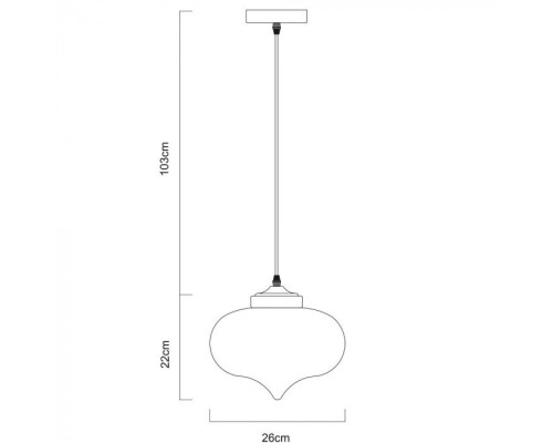 Подвесной светильник Flare A8012SP-1AM Arte Lamp