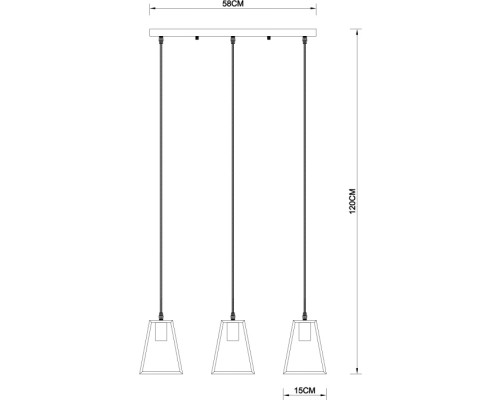 Подвесной светильник Brussels A8030SP-3BK Arte Lamp
