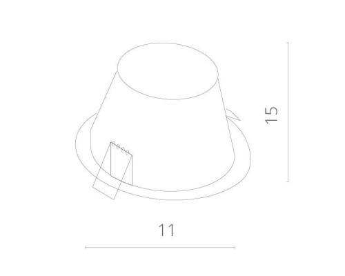 Точечный светильник Downlights A8043PL-1SI Arte Lamp