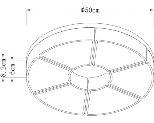 Потолочный светильник Multi-piazza A8083PL-6WH Arte Lamp
