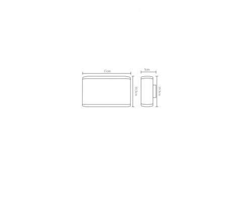 Настенный светильник Lingotto A8156AL-2WH Arte Lamp