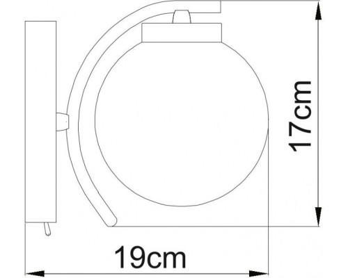 Бра Cloud A8170AP-1SS Arte Lamp