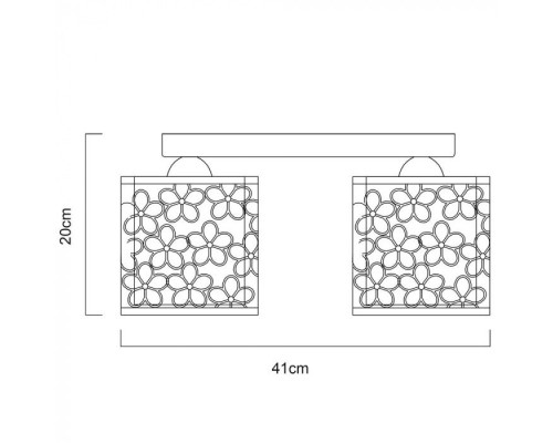 Потолочная люстра Traforato A8349PL-3WH Arte Lamp