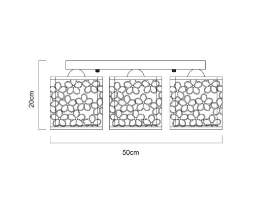 Потолочная люстра Traforato A8349PL-5WH Arte Lamp