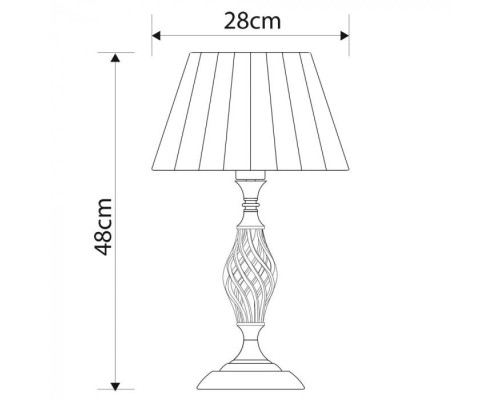 Настольная лампа Zanzibar A8390LT-1AB Arte Lamp
