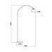 Торшер Arco A8919PN-1SS Arte Lamp