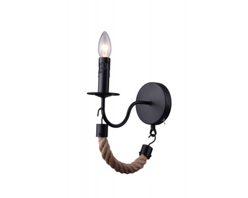 Бра Marsiglia A8956AP-1BK Arte Lamp