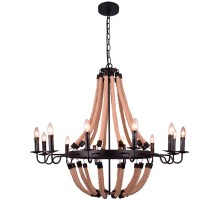 Подвесная люстра Marsiglia A8956LM-12BK Arte Lamp