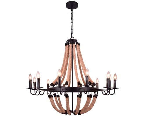 Подвесная люстра Marsiglia A8956LM-12BK Arte Lamp