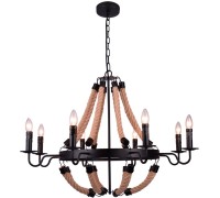 Подвесная люстра Marsiglia A8956LM-8BK Arte Lamp