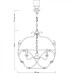 Подвесная люстра Bellator A8960SP-6GA Arte Lamp