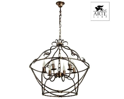 Подвесная люстра Bellator A8960SP-6GA Arte Lamp