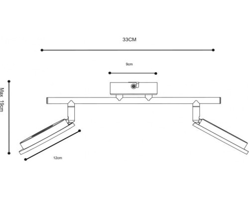 Спот Fascio A8971AP-2CC Arte Lamp