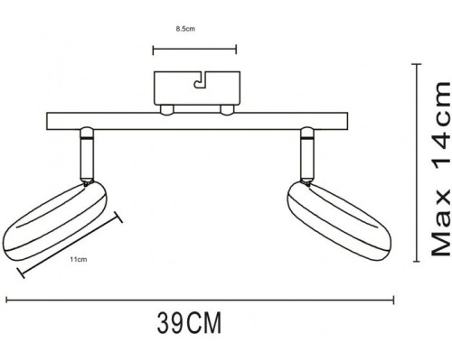 Спот Ciambella A8972AP-2CC Arte Lamp