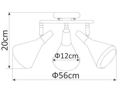 Спот Ciclone A9155PL-3WH Arte Lamp