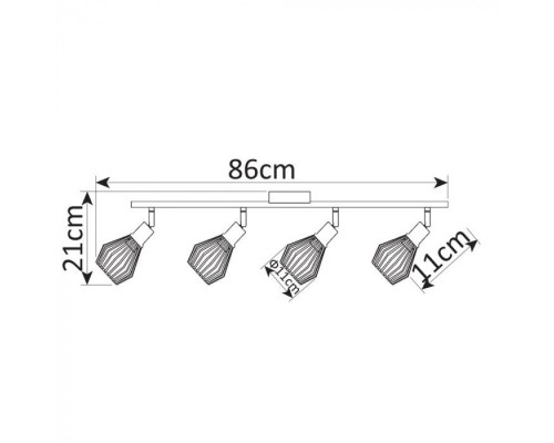 Спот Grato A9163PL-4BK Arte Lamp