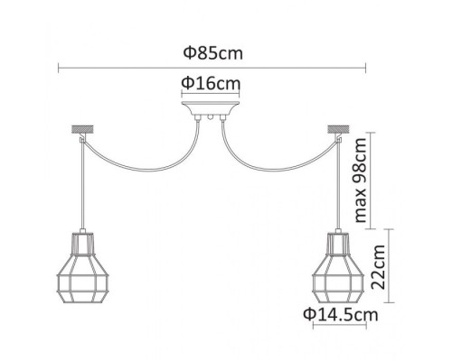 Подвесной светильник Interno A9182SP-10WH Arte Lamp