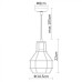 Подвесной светильник Interno A9182SP-1WH Arte Lamp