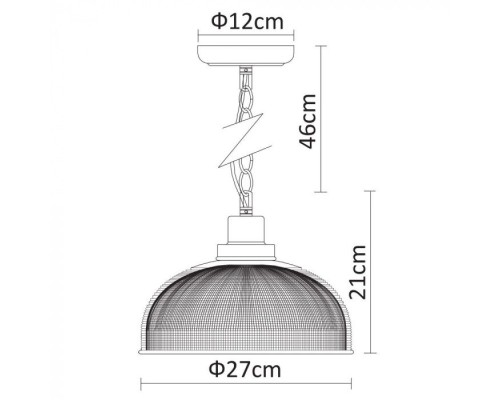 Подвесной светильник Ricardo A9187SP-1CC Arte Lamp