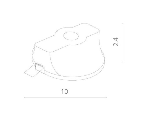 Точечный светильник Invisible A9210PL-1WH Arte Lamp