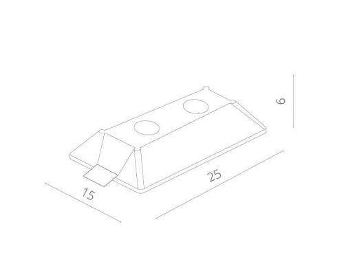 Точечный светильник Invisible A9214PL-2WH Arte Lamp